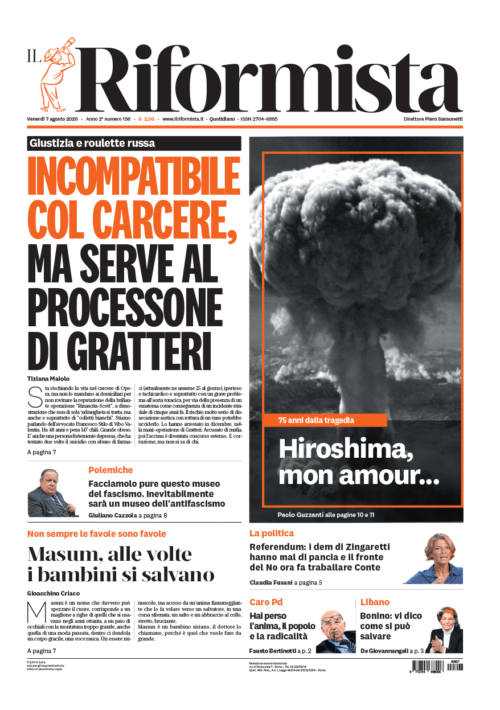 Quotidiano del 7 agosto 2020