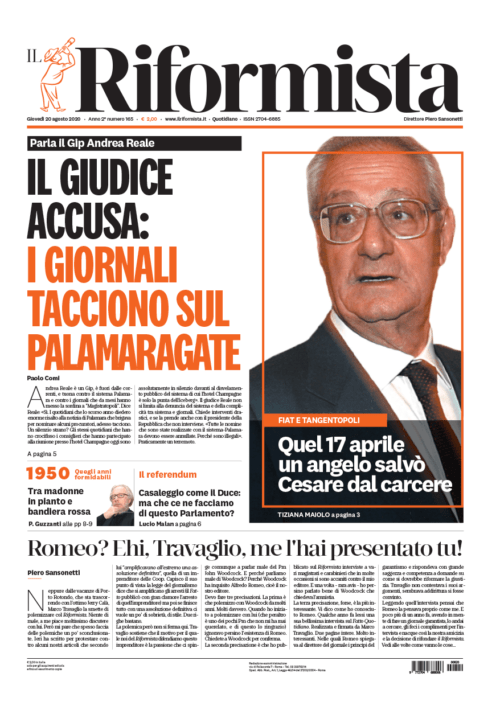 Quotidiano del 20 agosto 2020