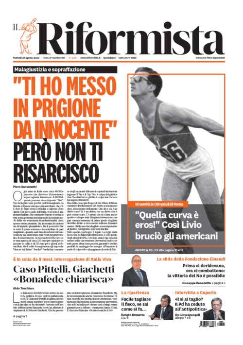 Quotidiano del 25 agosto 2020