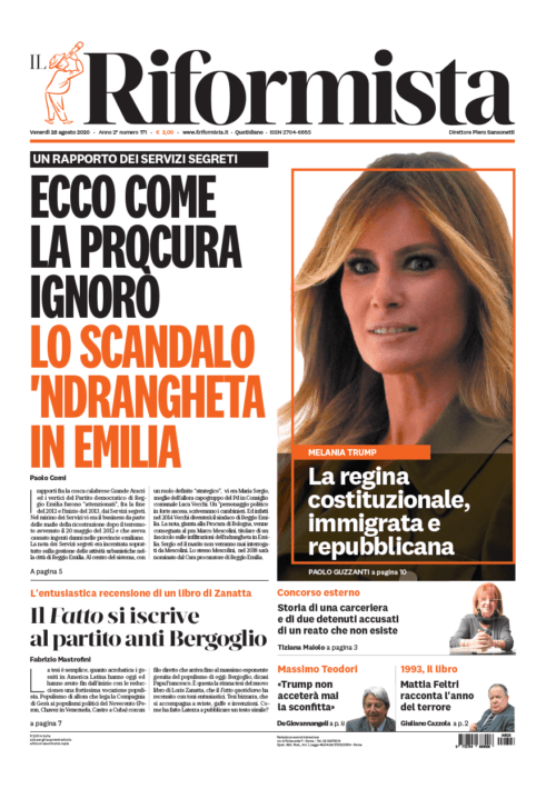 Quotidiano del 28 agosto 2020