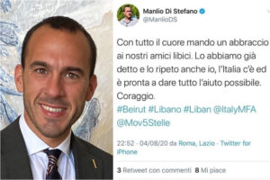 La gaffe del sottosegretario agli esteri: “Un abbraccio ai nostri amici libici”