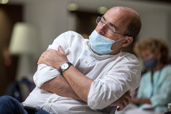 Foto Roberto Monaldo / LaPresse
27-06-2020 Roma
Politica
Conferenza nazionale delle Donne del Partito Democratico
Nella foto Nicola Zingaretti

Photo Roberto Monaldo / LaPresse 
27-06-2020 Rome (Italy) 
National Conference of Women of the Democratic Party
In the pic Nicola Zingaretti