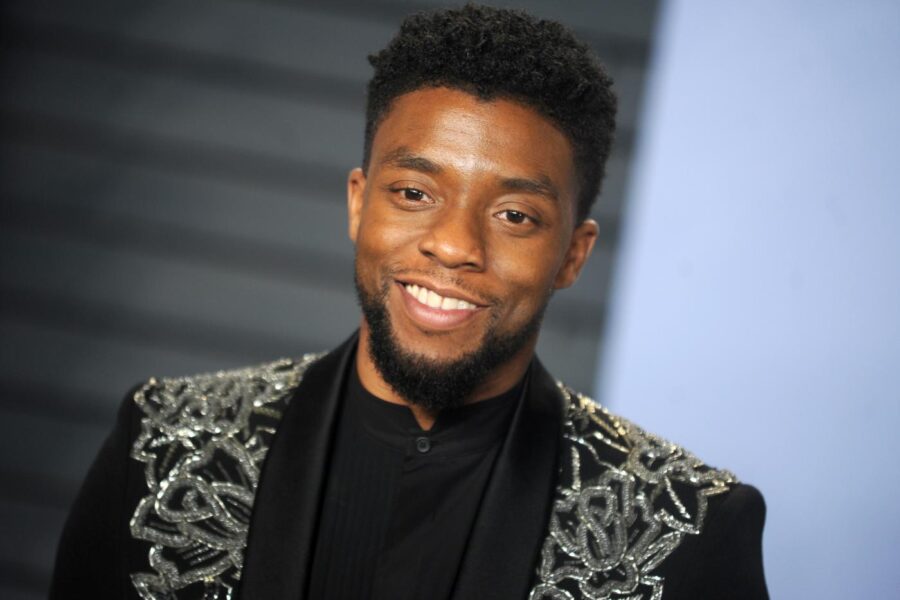 Chadwick Boseman attending the 2018 Vanity Fair Oscar Party hosted by Radhika Jones at Wallis Annenberg Center for the Performing Arts on March 4, 2018 in Beverly Hills, Los Angeles, CA, USA. Photo by Dennis van Tine/ABACAPRESS.COM