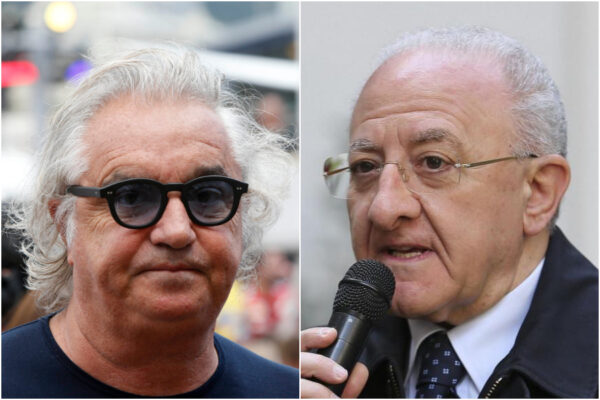 De Luca fa gli auguri a Briatore per la sua “prostatite ai polmoni” e avverte: “Non fare il fenomeno, è una cosa seria” De Luca fa gli auguri a Briatore per la sua “prostatite ai polmoni” e avverte: “Non fare il fenomeno, è una cosa seria”