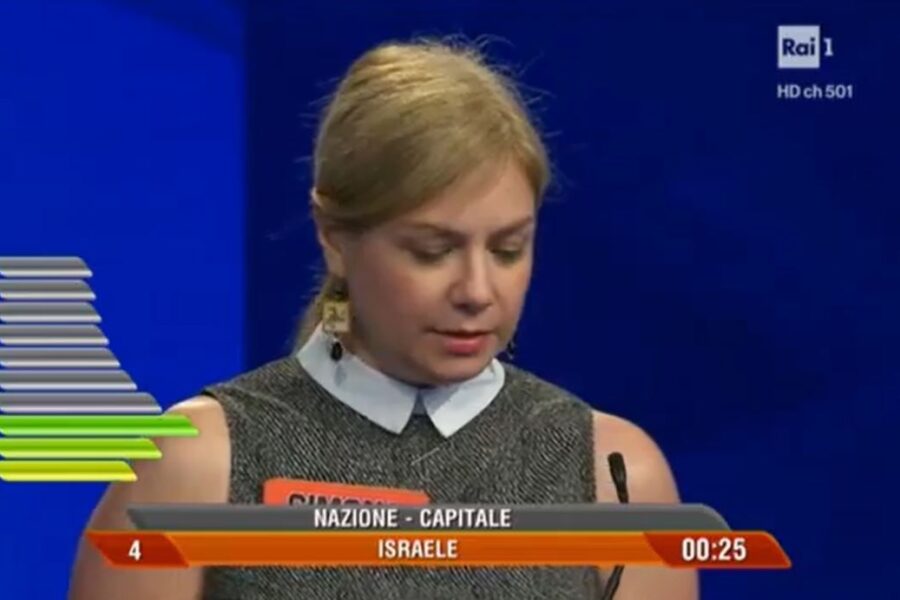 Un quiz tv deciderà la capitale di Israele: il caso de ‘L’eredità’