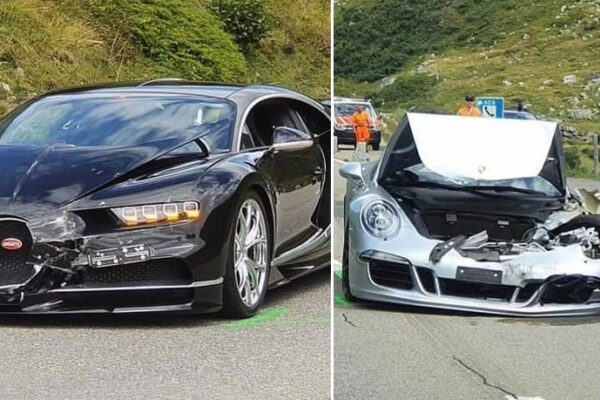 Bugatti contro Porsche, scontro tra fuoriserie: danni per 3,5 milioni