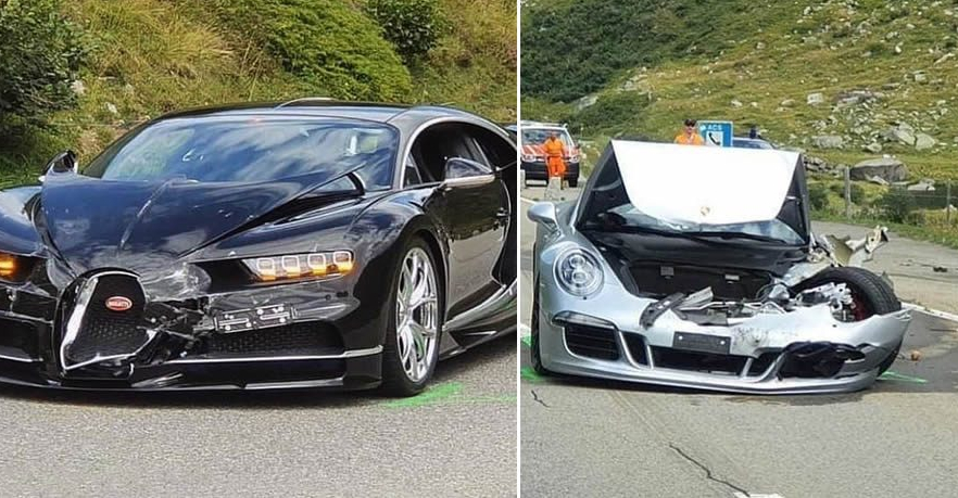 Bugatti contro Porsche, scontro tra fuoriserie: danni per 3,5 milioni