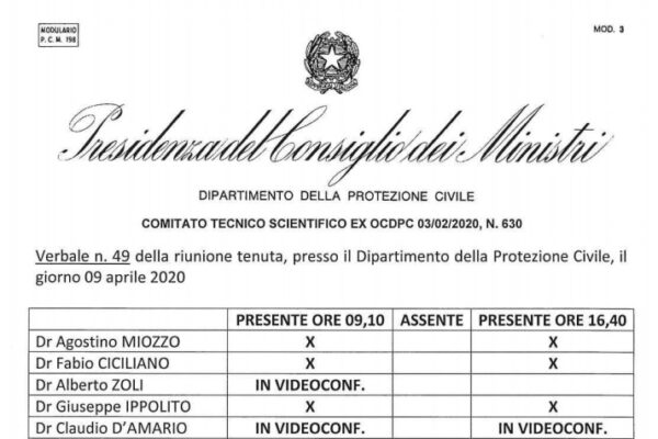 Coronavirus, desecretati gli atti del Cts: online i verbali degli scienziati decisivi per il lockdown