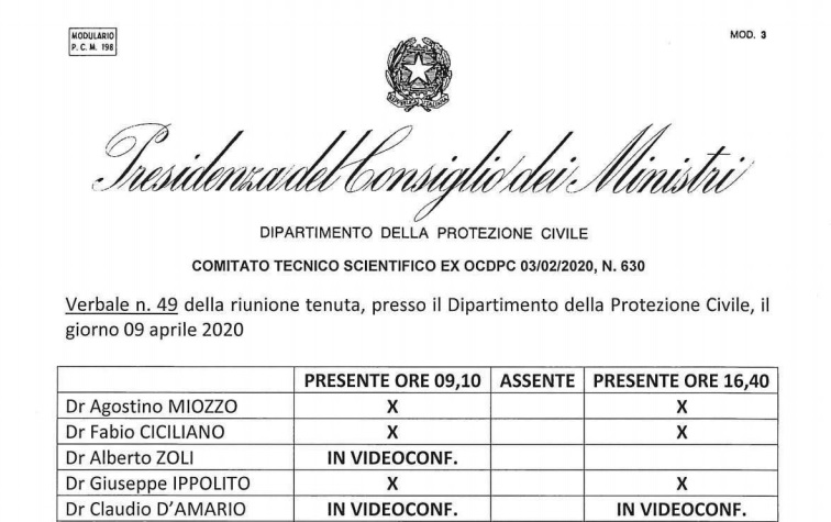 Coronavirus, desecretati gli atti del Cts: online i verbali degli scienziati decisivi per il lockdown