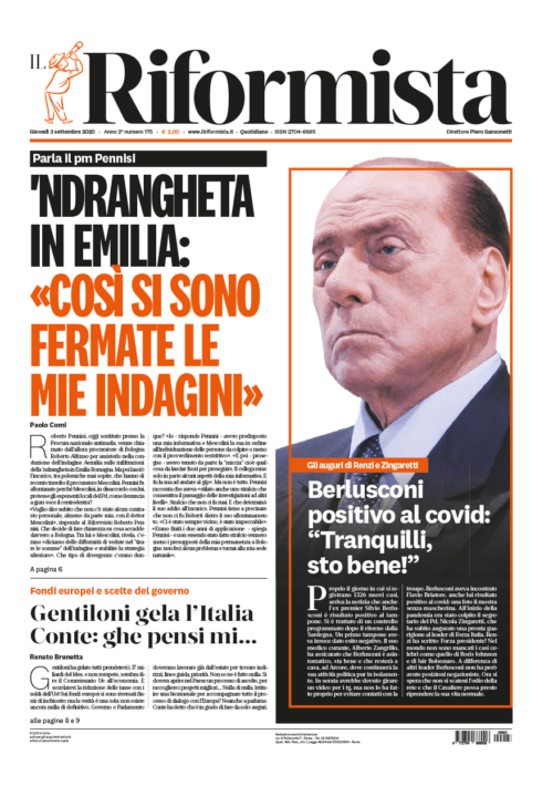 Quotidiano del 3 Settembre 2020