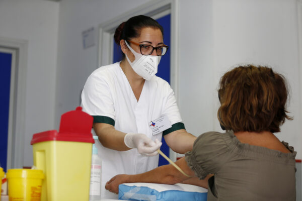 Foto Cecilia Fabiano/ LaPresse 
20 Agosto 2020 Roma   (Italia)
Cronaca : 
Covid 19 : Test Scuola Sicura organizzati dalla  Regione Lazio, insegnanti dirigenti e personale scolastico si sottopongono al test sierologico prima della riapertura delle scuole 
Nella Foto: il laboratorio allestito nella Casa della Salute a Torrenova 
Photo Cecilia Fabiano/LaPresse
August 20 , 2020  Rome  (Italy) 
News:
Virus outbreak : teachers and school workers making covid test for guarantee a safe reopening of the schools 
In the pic : a sanitary centre in a sanitary used in covid 19 tests