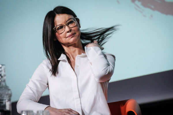 Foto Claudio Martinelli/LaPresse30 marzo 2019, Verona, ItaliacronacaNella foto: Lucia Annibali agli Stati Generali della Donna contro World Congress of Families ospitato alla Gran Guardia a Verona.