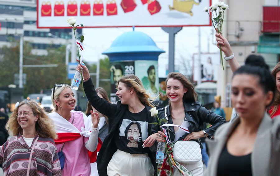 L’inno alla libertà delle donne bielorusse