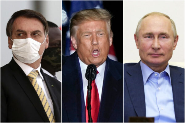 IgNobel 2020 a Trump, Bolsonaro e Putin: i leader mondiali “premiati” per la gestione del Coronavirus