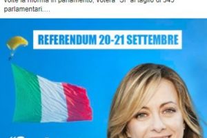 Il Movimento 5 Stelle finanzia la propaganda di Salvini e Meloni per il sì al Referendum