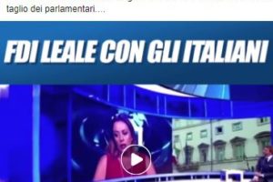 Il Movimento 5 Stelle finanzia la propaganda di Salvini e Meloni per il sì al Referendum