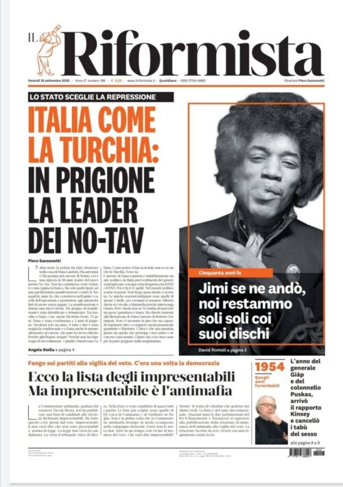 Quotidiano del 18 settembre 2020