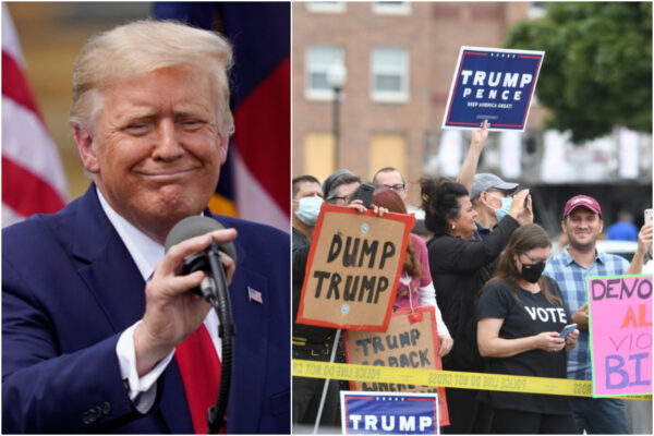 La guerriglia urbana dà ossigeno a Trump