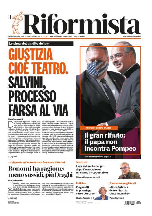 Quotidiano del 2 ottobre 2020