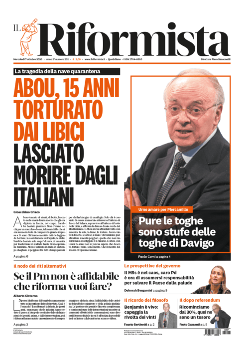 Quotidiano del 7 ottobre 2020