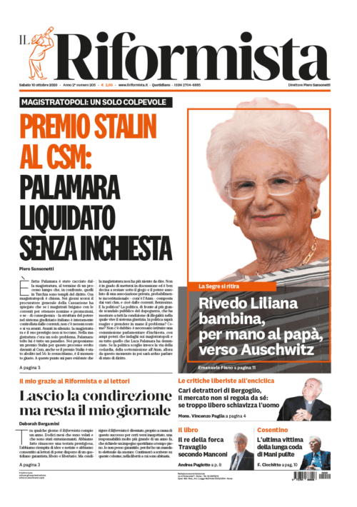 Quotidiano del 10 ottobre 2020