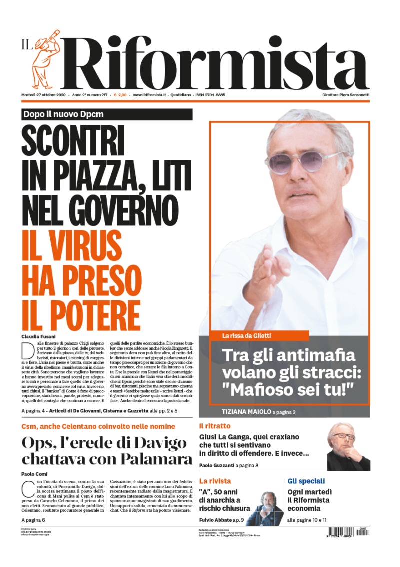Quotidiano del 27 ottobre 2020