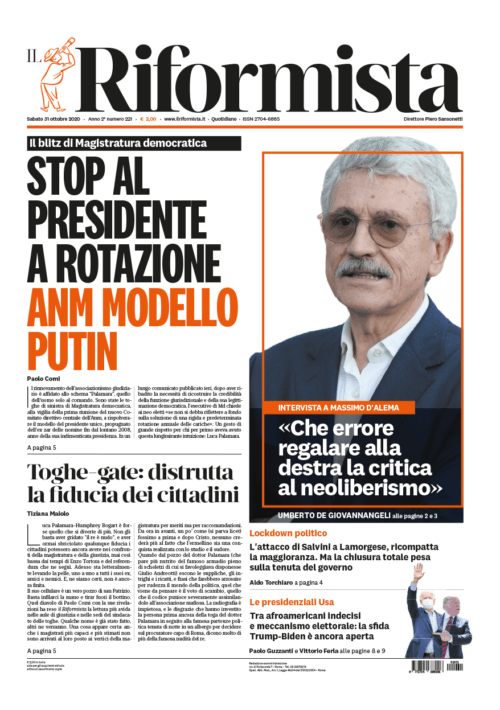 Quotidiano del 31 ottobre 2020