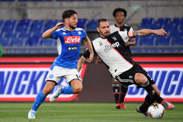 Foto Alfredo Falcone – LaPresse
17/06/2020 Roma ( Italia)
Sport Calcio
Juventus – Napoli
Fiinale Coppa Italia Coca Cola 2019 2020 – Stadio Olimpico di Roma
Nella foto:Mertens e Bonucci

Photo Alfredo Falcone – LaPresse
17/06/2020 Roma (Italy)
Sport Soccer
Juventus – Napoli
Italian coca cola cup final Match 2019 2020 – Olimpico Stadium of Roma
In the pic:Mertens and Bonucci