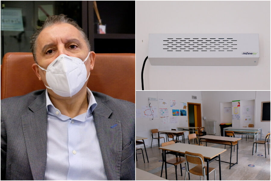 Sanificatori brevettati dalla Nasa contro il Covid, nella scuola napoletana si potrà stare senza mascherina