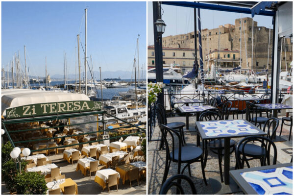 Cade in mare e denuncia abusivismo: blitz Borgo Marinari, verande sequestrate a due ristoranti