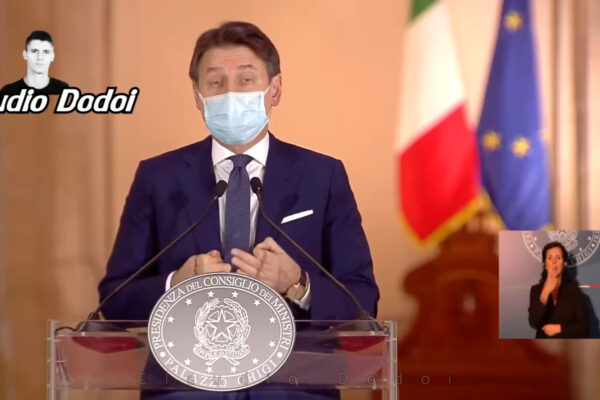 Giuseppe Conte diventa master of cerimonies nel nuovo video di Claudio Dodoi