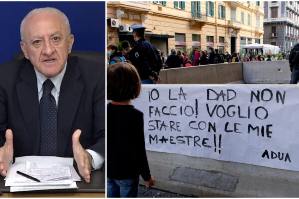 Tornano in piazza gli studenti no dad, manifestazione davanti all’ufficio scolastico regionale