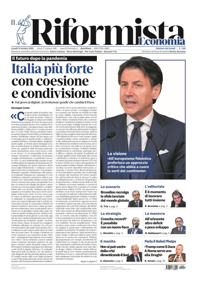 Quotidiano del 12 ottobre 2020