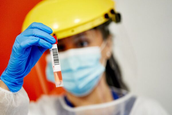 BRUSSELS, BELGIUM – OCTOBER 13, 2020:
Images show the daily work of doctors and nurses inside Erasme hospital in Brussels, they are doing their best to treat patients suffering from covid , Belgium is now facing a second wave of covid-19 like most of European countries.
A second lockdown is a real possibility if the pandemic continues to worsen.

(Picture by Vincent Duterne / Photonews via Getty Images)