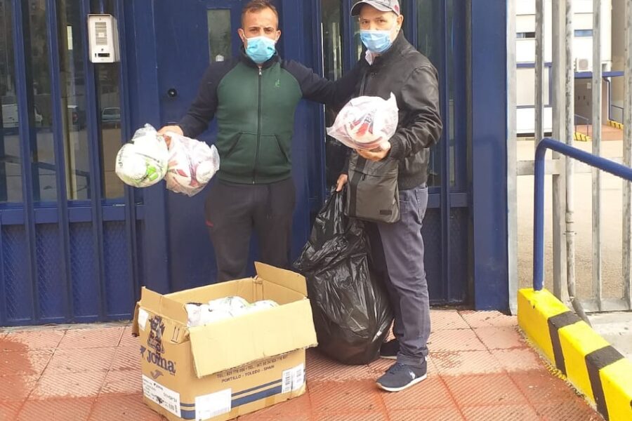 Dal Parco Verde palloni donati ai detenuti: “Un modo per distrarsi e ricordare l’importanza delle regole”