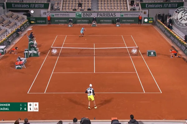 Roland Garros 2020, la vittoria di Rafael Nadal contro Jannik Sinner