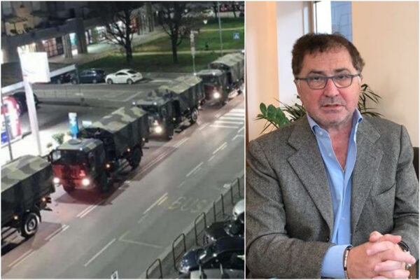 Coronavirus, l’allarme dei medici di Napoli: “Facciamo presto o vedremo sfilare i carri militari con le bare”