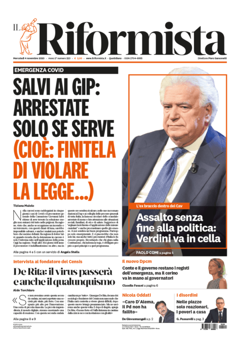 Quotidiano del 4 novembre 2020