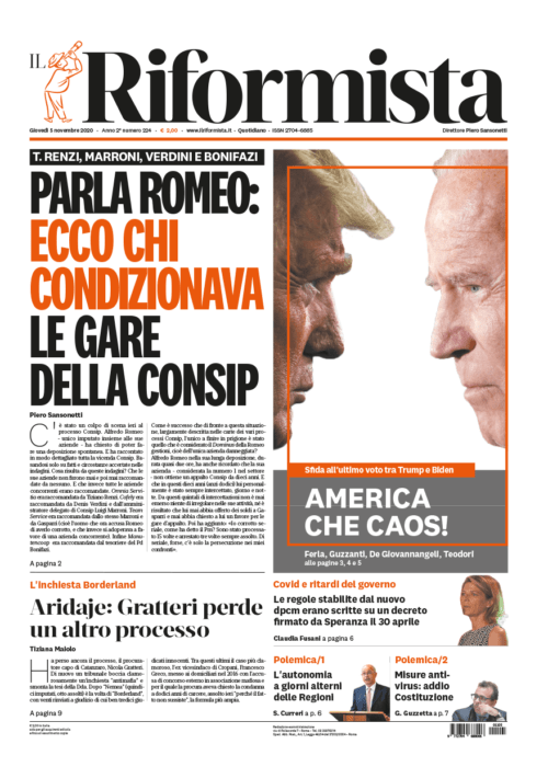 Quotidiano del 5 novembre 2020