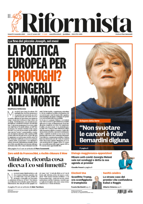 Quotidiano del 13 novembre 2020
