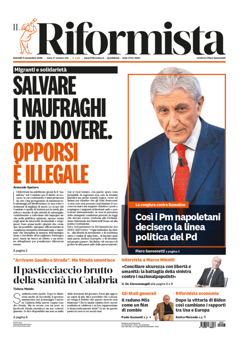 Quotidiano del 17 novembre 2020