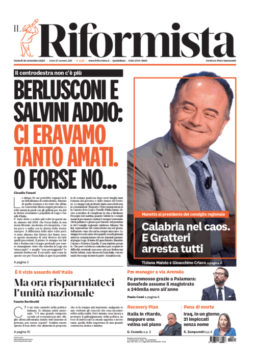 Quotidiano del 20 novembre 2020