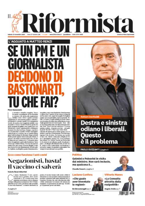 Quotidiano del 21 novembre 2020