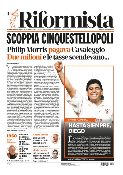 Quotidiano del 26 novembre 2020
