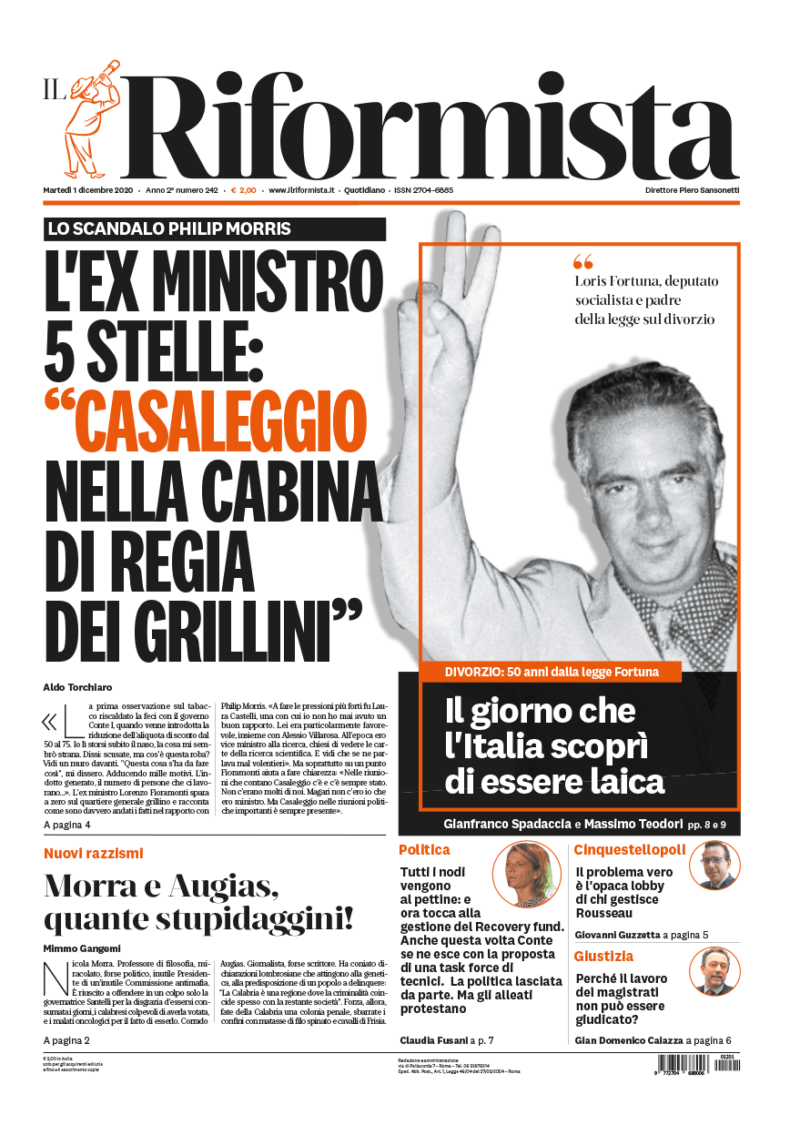 Quotidiano dell’1 dicembre 2020