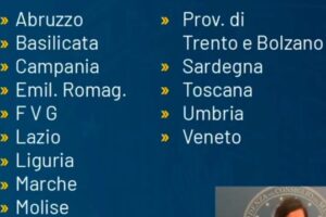 Italia divisa in zone, quali regioni rischiano la chiusura con i nuovi dati dell’Istituto Superiore di Sanità