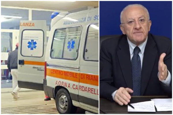 Paziente morto al Cardarelli, De Luca sul video: “Stomaco animalesco, l’autore non andava ricoverato”