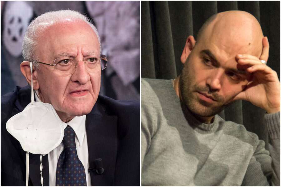 Roberto Saviano ‘sfotte’ Vincenzo De Luca ma rimane ‘sfottuto’