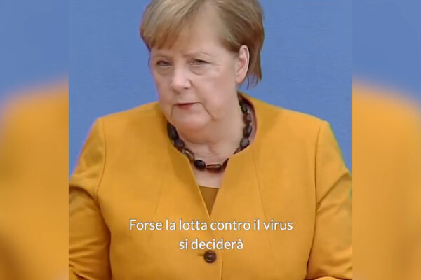 La Merkel ai cittadini: “Non sottovalutiamo il virus, bisogna limitare i danni”