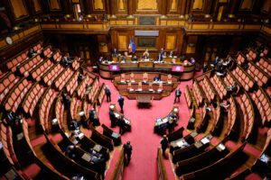 Foto Mauro Scrobogna /LaPresse
13–10-2020 Roma, Italia
Politica
Senato – Discussione della Relazione delle Commissioni riunite 5ª e 14ª sulle Linee guida per la definizione del Piano nazionale di ripresa e resilienza
Nella foto: Vincenzo Amendola,  ministro per gli affari europei

Photo Mauro Scrobogna /LaPresse
September 06, 2020  Rome, Italy
Politics
Senate – Discussion of the Report of the 5th and 14th Committees on the Guidelines for defining the National Recovery and Resilience Plan
In the photo: Vincenzo Amendola, minister for European affairs